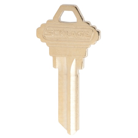 Schlage 6-Pin Keyblank, E Keyway, Embossed Logo Only, PK50 35-101 E (50PK)